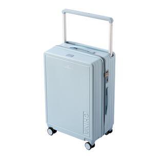 袋鼠pc材质双层拉链行李箱男生结实耐用加厚2025新款26寸宽拉杆24