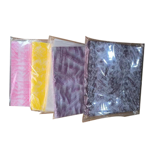 英文乱版 塑料花衬纸 蛋糕底垫纸/慕斯垫纸/面包纸/花胶纸 500张