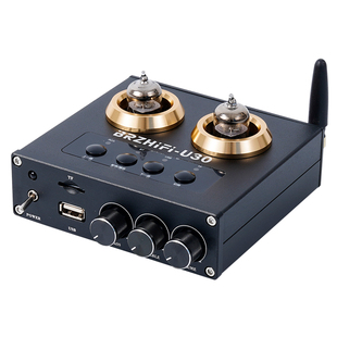 伟良音响BRZHIFI前置放大器U30蓝牙5.3发烧电子管前级高低音调节