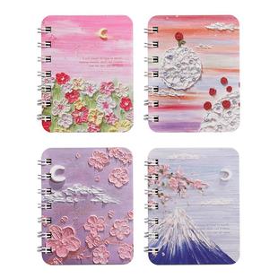 线圈小本子卡通小号随身携带便携口袋本笔记家庭作业登记侧翻随身记可爱少女心护士小本本迷你记事学生便签本