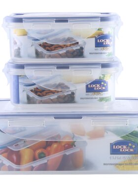 乐扣乐扣长方形冰箱塑料保鲜盒