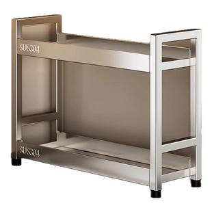 304不锈钢厨房调料置物架极超窄款调味料品油盐酱醋多功能收纳架