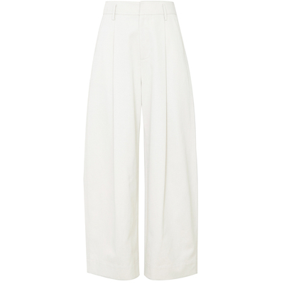 夏莫卡茧型消胯显瘦九分泡泡裤