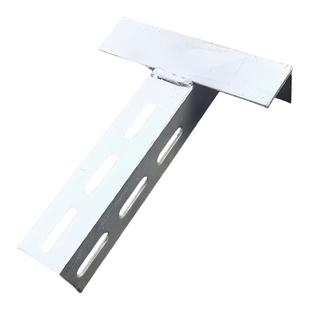 电缆支托架T型支架#热镀锌三角铁立柱支架固定墙面支撑冲孔厚托架