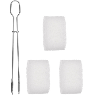 长柄杯刷不锈钢洗杯子神器家用清洗奶瓶刷子可替换海绵清洁刷套装