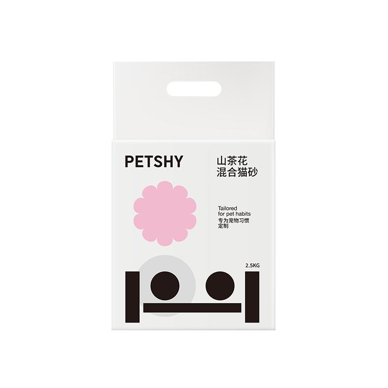 petshy山茶花除臭猫砂2.5kg*4包