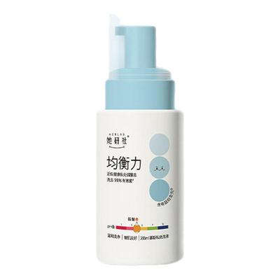 【私处慕斯 新品上市】她研社均衡力弱酸洗液温和低敏祛味200ml