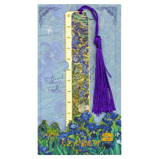 梵高大艺术家油画书签尺古典创意镂空金属书签学生毕业季实用10厘米尺子阅读书页夹小礼物班级团购纪念品定制