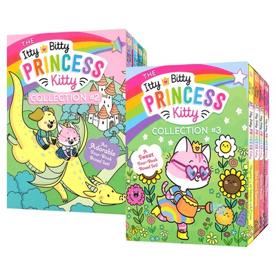 The Itty Bitty Princess Kitty 小猫公主系列 儿童桥梁读物 可爱有趣的友谊故事 英文原版进口儿童图书