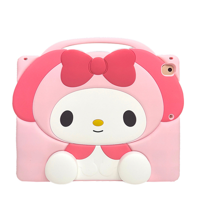 印锦卡通硅胶适用iPad保护套笔槽