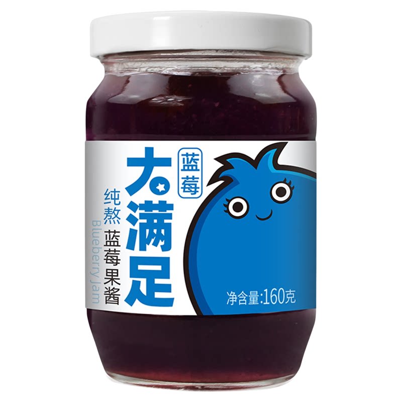 仲景纯熬蓝莓大颗粒果酱抹面包酱