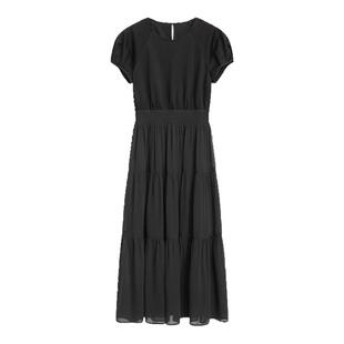 播修身牛仔连衣裙女2024夏秋显瘦宽松休闲中长款衬衫裙DDR2LD5757