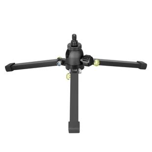 缔峰X19B全金属专业单反独脚架通用接口底座短小轻便单反微单摄影拍照铝合金三脚架桌面直播短视频录像三角架