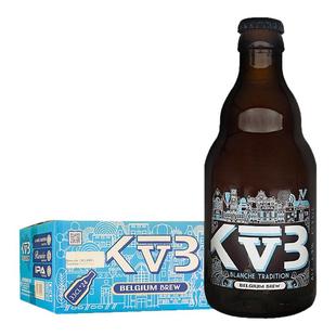 5月到期比利时原装进口布雷帝国小麦白啤酒精酿啤酒330ml*24瓶装