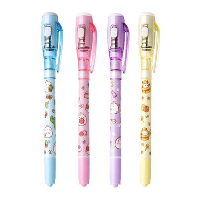 隐形荧光笔夜光带紫外线圆珠笔