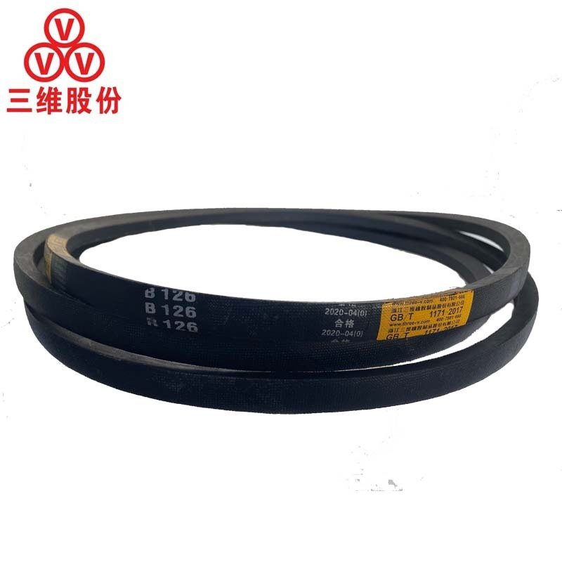 三维三角带B型B1650-2000Li橡胶型D皮带带型耐磨型B传动带齿C机器