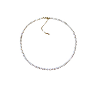 新品《白雪》淡水AK升级版白片珍珠年轻人珍珠项链女2026新款爆款