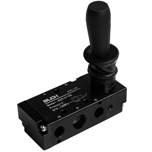 BLCH百灵气动手拉阀4L210-08手扳阀4H310-10气缸手动换向阀4R410