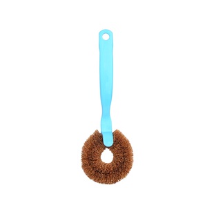 美丽雅椰棕长柄锅刷厨房清洁家用锅碟碗刷清洁神洗碗刷子器4支装