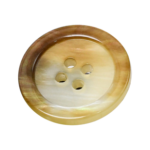 树脂卡其色羊绒大衣风衣扣女百搭圆形纽扣亮光米黄色毛衣裤子扣子