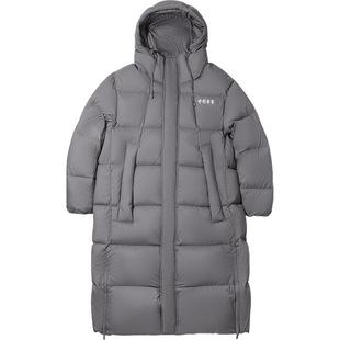 中国李宁羽绒服男士长款外套新款男装上衣冬季反光宽松运动服