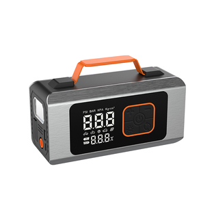 车载充气泵汽车轮胎电动打气泵应急启动电源专用强搭电宝打火神器