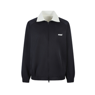 【Endweep官方店】美式撞色翻领夹克宽松运动百搭上衣情侣外套