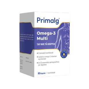 挪威Primalg深海鱼油软胶囊复合型情绪鱼油Omega3维生素B族镁锌
