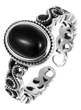 黑色玛瑙戒指本月新品限时优惠