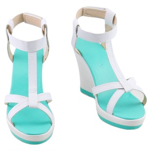 FGO 沖田總司 cosplay鞋 cos鞋来图定做