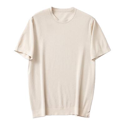 200S定纺纱夏季男士纯棉短袖