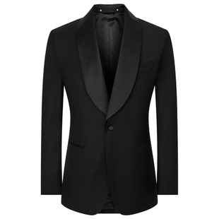 【塔士多礼服】报喜鸟男士羊毛结婚西服套装可拆卸领西装西裤