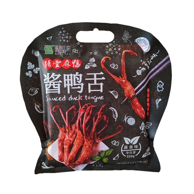 缙云特产缙云麻鸭酱鸭舌酱香味鸭舌头228克真空小包装肉类零食
