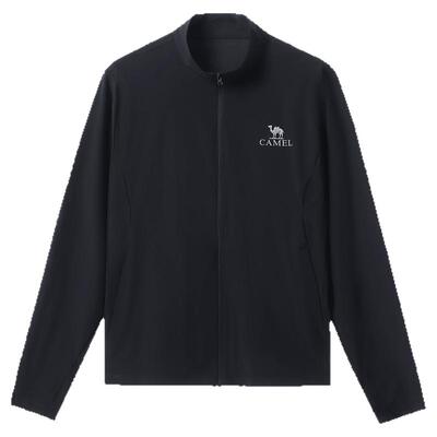 骆驼白玉冷白皮户外原纱防晒衣女UPF2000+凉感立领修身运动外套男