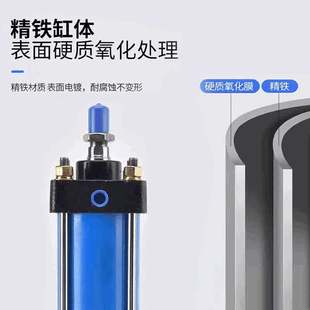 180 160 200 250 400 重型大推力耐高温铁气缸QGB80X100 320 125