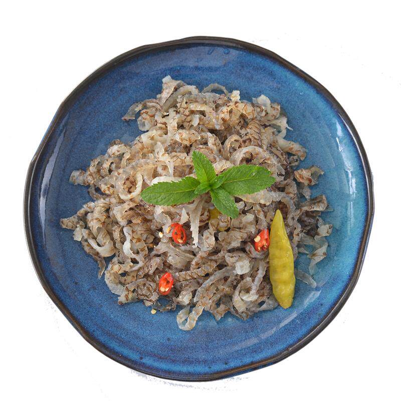 泡椒鱼皮开袋即食冷冻凉拌海味