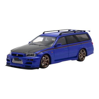 Street Weapon 1:64 SW 日产尼桑 Stagea R34瓦罐 合金汽车模型