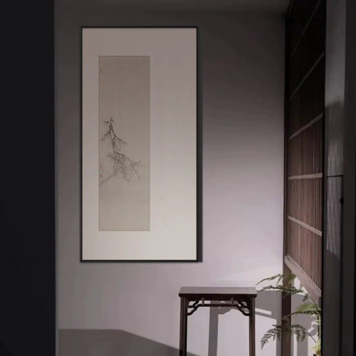 新中式宋代酒店茶室民宿书房禅意山水装饰画客厅玄关餐厅水墨挂画