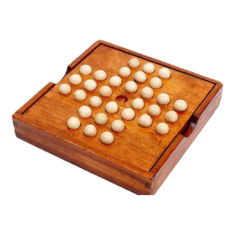 桌游古典益智玩具儿童智力开发独立钻石棋单身贵族孔明棋桌游
