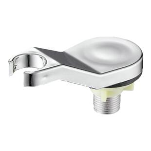 洗头床配件花洒喷头支架叉子固定座转换器底座4分明装ABS塑料电镀