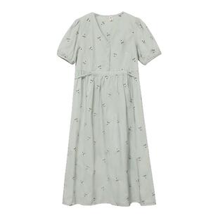 刺绣~孕妇装夏季新款连衣裙大码宽松显瘦裙夏季时尚洋气孕妇长裙