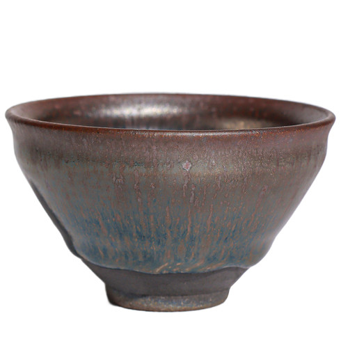 Lot.S276柴烧孤品 | 仿宋兔毫束口型建盏主人杯 茶杯茶盏杯侘寂杯