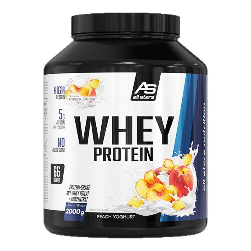 allstars双效乳清2000g增肌塑形增重Whey运动健身乳清蛋白粉德国