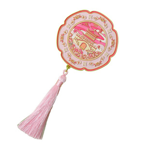 忆长安随身镜子手持化妆镜国朝文创便携随身镜西安古风金属朱颜