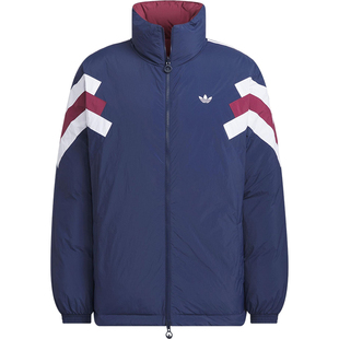 Adidas/阿迪达斯正品三叶草男士宽松立领双面保暖羽绒服KF9609