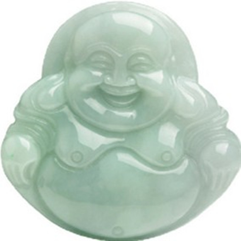 天然缅甸翡翠A货玉观音玉佛吊坠