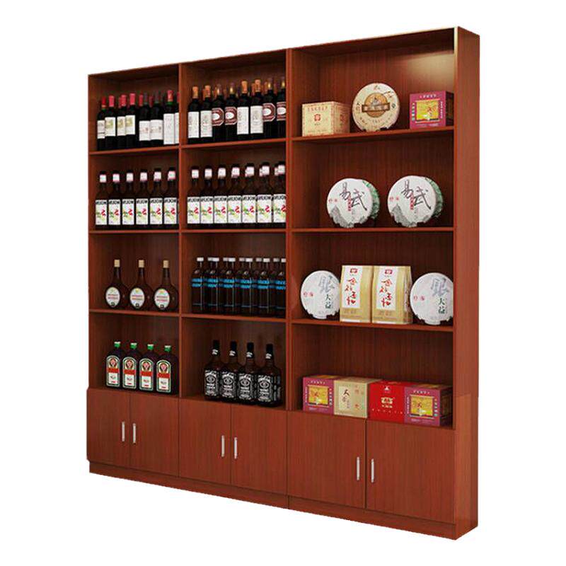 现代超市展柜烟酒茶叶商店展示柜饭店便利店陈列柜货架货柜酒柜