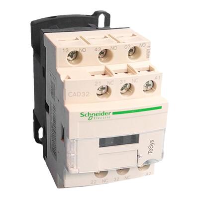 施耐德cad32f7c三开二交流接触器