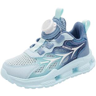 巴布豆童鞋男童鞋子网面透气网鞋2026新款春夏跑步男款儿童运动鞋