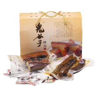陕西石泉鬼谷子腊肉袋装农家放养土黑猪特产柴火烟熏腊味营养礼盒